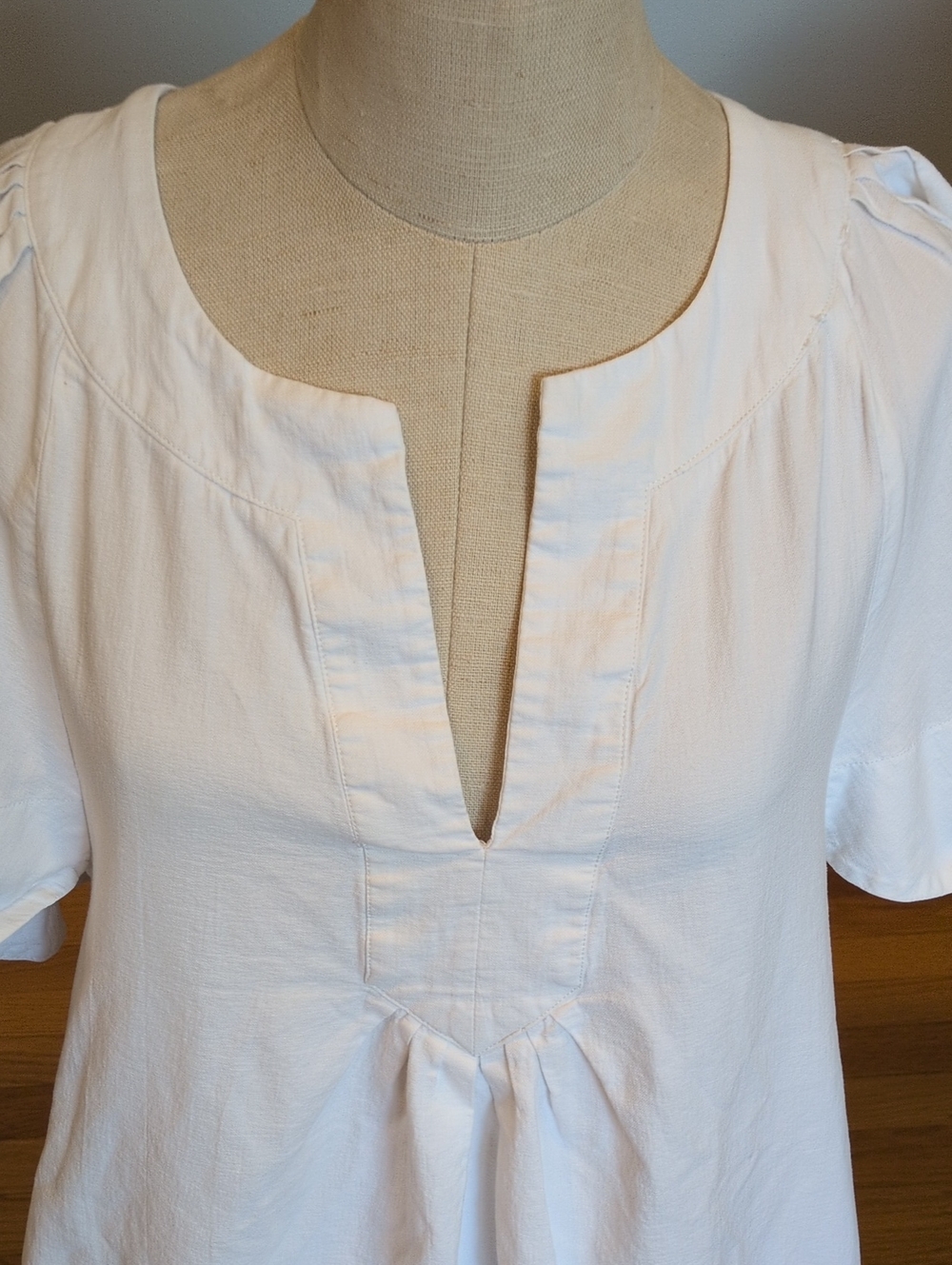 Pomander Place By Tuckernuck Finley White Flutter Sleeve Dress XS - Picture 3 of 14